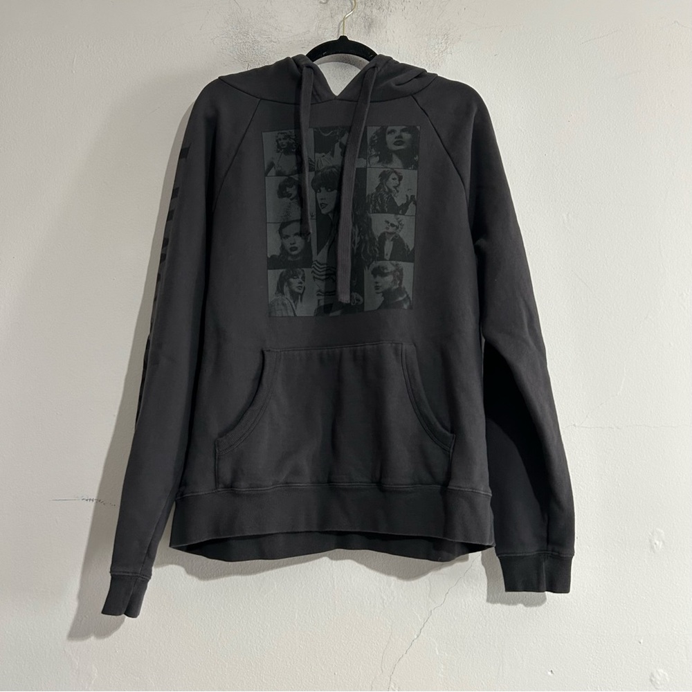 Taylor Swift The Eras Tour Graphic Dark Grey Hoodie Small